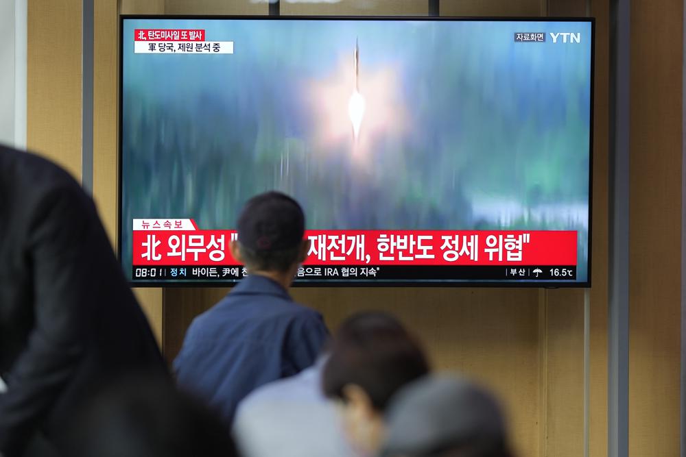 North Korea launches more missiles as US redeploys carrier