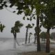 Nicole, rare November hurricane, makes landfall in Florida