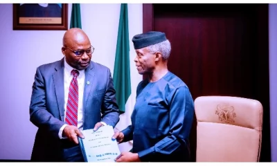Osinbajo Receives AMCON Debt Recovery Report